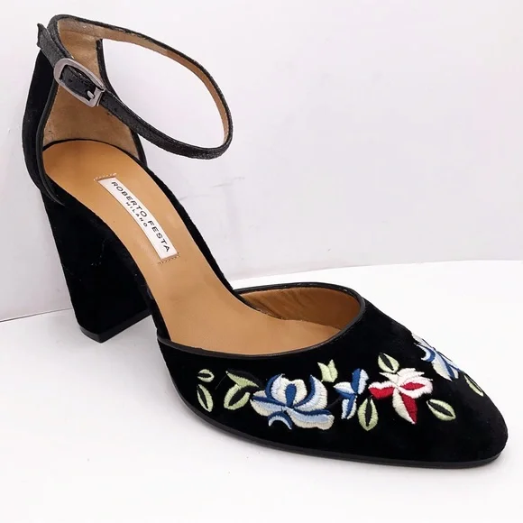 Roberto Festa | Shoes | Roberto Festa Velvet Embroidered  display picture 1